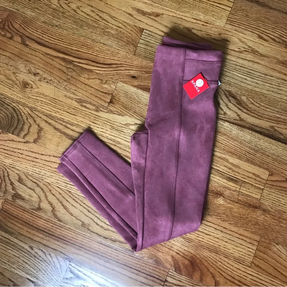 Spanx High Waist Faux Suede Legging NWT - Picture 3 of 10